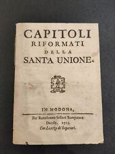 Libro capitoli riformati usato  Bologna