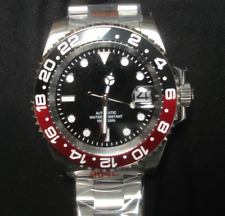 “ROLEX COCA-COLA” Seiko Watch Mod: 904L Stainless Steel Custom Mod-NH35 Auto, used for sale  Shipping to South Africa