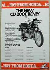 Honda 200t benly for sale  LEICESTER