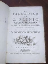 1760 panegirico plinio usato  Varano Borghi