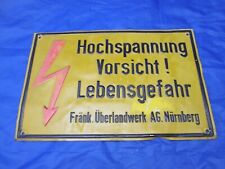 Altes blechschild nürnberg gebraucht kaufen  Weißenburg i.Bay.