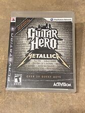 Guitar Hero: Metallica (Sony PlayStation 3 PS3, 2009) CIB Complete Tested for sale  Shipping to South Africa