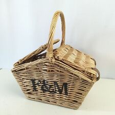 Wicker picnic basket for sale  PORTSMOUTH