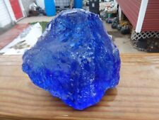 Used, Glass Rock Slag Pretty Sapphire Blue Bubble 4.6 lbs MM1 Rocks Landscape Aquari for sale  Shipping to South Africa