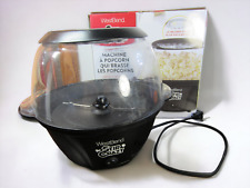 West Bend Stir Crazy Deluxe 6 Quart Electric Popcorn Maker Corn Popper Black for sale  Shipping to South Africa