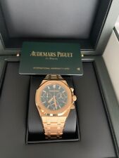 Relógio masculino Audemars Piguet Royal Oak mostrador azul cronógrafo 26715OR.OO.1356OR.01 comprar usado  Enviando para Brazil