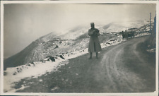 Slovénie, Monte Stol, Soldat sur une route, 1916, Vintage silver print vintage s na sprzedaż  Wysyłka do Poland