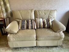 Cream leather recliner for sale  COLCHESTER