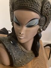 Vintage Retro 60s Chalkware Tretchikoff Oriental Woman Head Bust for sale  Shipping to South Africa