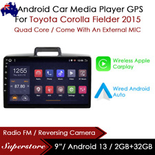 Unidade principal GPS estéreo automotivo 9” Android 13 CarPlay para Toyota Corolla Fielder comprar usado  Enviando para Brazil