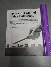 Avis Rental Cars Can't Afford Dry Batteries 1963 anúncio impresso vintage, usado comprar usado  Enviando para Brazil