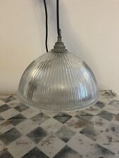 Vintage holophane lampshade for sale  LONDON
