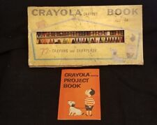 De colección 1958 Binney & Smith Crayola Crayones Color Set de 72 unidades Caja Áspera 15"L segunda mano  Embacar hacia Argentina