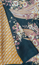 Usado, 100% Vintage Seda Pura Sari Estampado Reciclado Saree Material Tela PSS16266 segunda mano  Embacar hacia Argentina