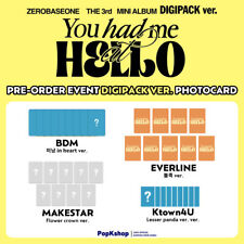 Used, ZB1 ZEROBASEONE 3rd Mini Album [You had me at HELLO] DIGIPACK ver. PRE-ORDER PC for sale  Shipping to South Africa