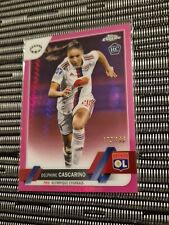 2022-23 Topps Chrome UEFA Womens Delphine Cascarino RC Pink Prism /199 Lyon for sale  Shipping to South Africa