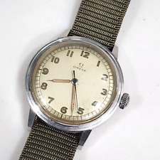 Raro Omega Segunda Guerra Mundial Ref 2327 calibre R17.8 SC relógio masculino militar aço inoxidável comprar usado  Enviando para Brazil