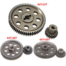 Metal Spur Differential Gear 64T Motor Pinion Cogs Set for HSP 1/10 RC Car Truck, used for sale  Shipping to Ireland