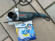 Used, Bosch Professional GWS 22-230H 9” Angle Grinder 110v Tool + New Diamond Disc for sale  Shipping to South Africa