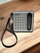 Sony TFM 3750W Portable Solid State Radio AM/FM Transistor Silver Collectible  for sale  Shipping to South Africa
