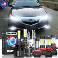 Faros antiniebla LED HID delanteros LED ocultos altos/lo+DRL para Acura TL 2009-2014 -8 PIEZAS segunda mano  Embacar hacia Mexico