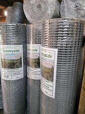 30m roll x 90cm (3ft) tall aviary cage welded wire mesh rolls 12.5 x 25mm for sale  Shipping to South Africa