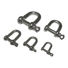 Manilha Dee Shackles D 5mm 6mm 8mm 10mm 12mm 16m aço inoxidável grau marinho comprar usado  Enviando para Brazil