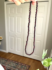 Natural garnet necklace for sale  Hudson