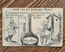 Spaßkarte leipzig 1909 gebraucht kaufen  Zittau