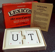 Waddingtons lexicon card for sale  HARROGATE