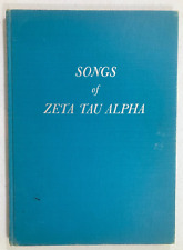 1952 book Songs of Zeta Tau Alpha by PETZOLD- lyrics, many w/ piano sheet music for sale  Shipping to South Africa