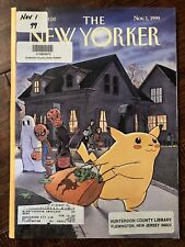 The New Yorker Magazine 1 de noviembre de 1999 Pikachu Tratats of the Trade Harry Bliss segunda mano  Embacar hacia Argentina