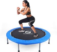Mini Fitness Trampoline Folding Aerobic Exercise Rebounder 48" for sale  Shipping to South Africa