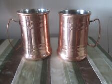 DesignPac Gifts LLC Copper Coated Beer Mugs    Set of 2   Free Shipping for sale  Shipping to South Africa