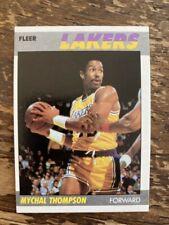 1987-88 Fleer Basketball MYCHAL THOMPSON #108 Los Angeles Lakers 87-88 NBA for sale  Canada