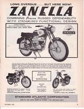 Zanella 125cc 1963 y 100cc Super Sport motocicleta estampada anuncio/50cc niña segunda mano  Embacar hacia Argentina