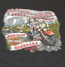 Camiseta Harley Davidson Biker Trike Wild Tres Vacas Gráfico Grand Island NE Adulto XL  segunda mano  Embacar hacia Mexico