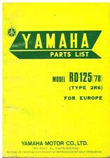 Yamaha rd125 euro for sale  ALFRETON