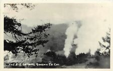 Postcard RPPC 1930s California Sonoma Big Geysers CA24-3369, used for sale  Shipping to South Africa