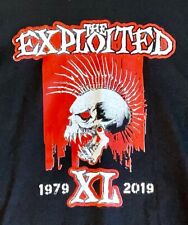 Camiseta The Exploited Punk Camiseta Caveira Masculina Grande Camiseta de Concerto, usado comprar usado  Enviando para Brazil