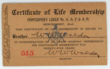Antique certificate life for sale  Wetumpka