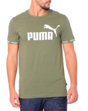 PUMA Amplified Crew-Neck T-Shirt Logo 8554242-31 khaki olivgrün olive green 2XL comprar usado  Enviando para Brazil