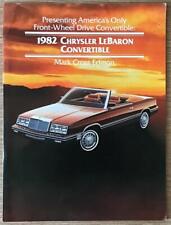 Chrysler baron convertible for sale  LEICESTER