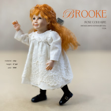 Boneca de arte vintage Rose Coddaire 6" argila sarda rosto menina Brooke 1996 LE 17/25 comprar usado  Enviando para Brazil