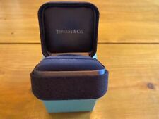 Authentic Tiffany & Co. black velvet RING BOX and blue outer box VGC for sale  TELFORD