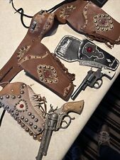 holster toy leather vintage for sale  Three Rivers