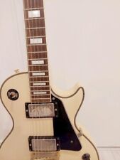Guitarra Eléctrica Personalizada Burny RLC-55 Les Paul Blanca Usada segunda mano  Embacar hacia Argentina