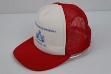 De colección Mormon Coulee Speedway Go Kart Camionero Sombrero Gorra Gorra Espuma Roja Back segunda mano  Embacar hacia Argentina