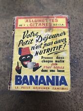 Ancienne Boite d'allumettes BANANIA d'occasion  Douai