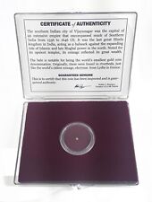 Moneda de oro más pequeña del mundo: Bele de Vijayanagara (caja transparente) ED segunda mano  Embacar hacia Argentina